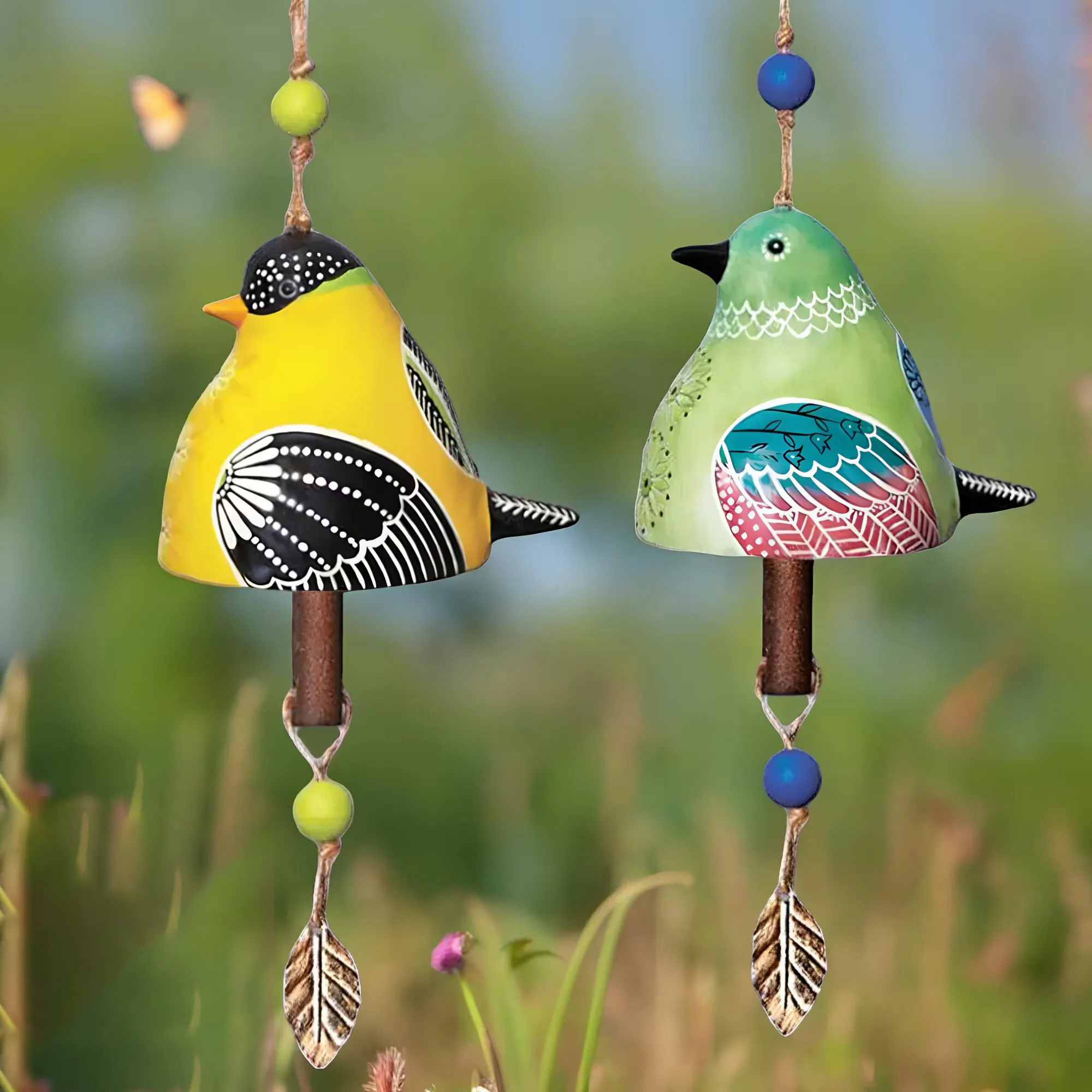 🕊️Lucky Bird Wind Chime | Hand Painted